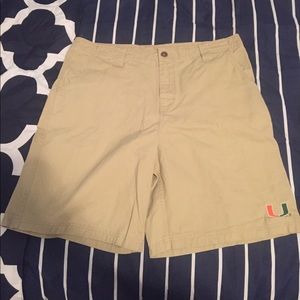 University of Miami shorts